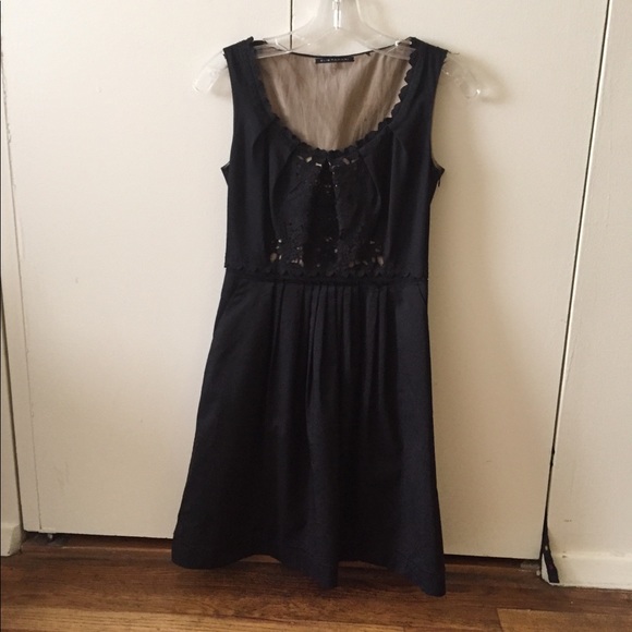 tahari dresses black